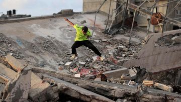 Resmi: Pemuda Gaza Sulap Reruntuhan Jadi Arena Skateboard di Tengah Krisis