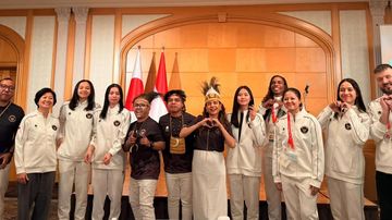 Momen Haru: Musisi Papua Sambut Kedatangan Kontingen Asian Games 2026 di Nagoya