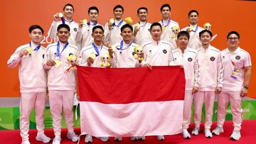 Taufik Hidayat Menangis Haru, Indonesia Raih Emas Bulu Tangkis Asian Games 2026