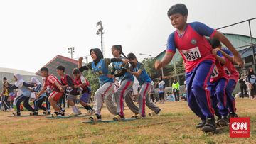 Festival Olahraga Rakyat Jakarta: 1.500 Pelajar Ramaikan Lomba Tradisional