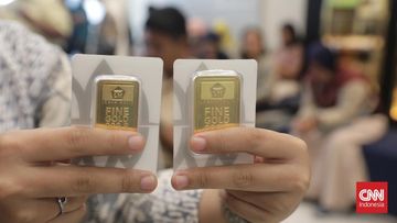 Harga Emas Antam Luntur, Buyback Turun Rp5.000 per Gram (2/10)